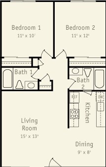 The Cypress floor plan